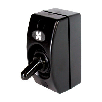 BEP Contour Exterior On Off Switch Single Black