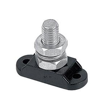 BEP Stud Single Insulated 8mm Black