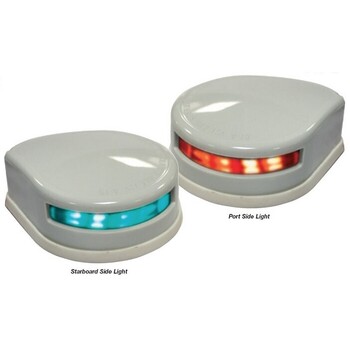 Light Nav P&S Horizontl Mnt Wht 12V Led