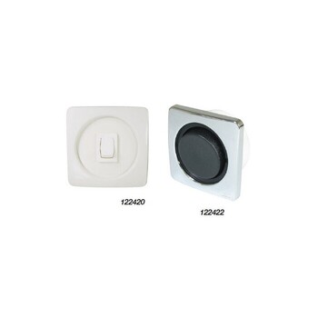 Switch Single 60Mm Square White