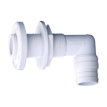 Connector Thru Hull Elbow Poly 28/30mm