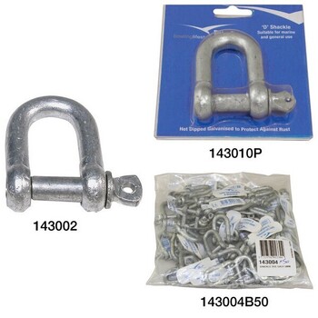 Shackle Dee Galv 5Mm