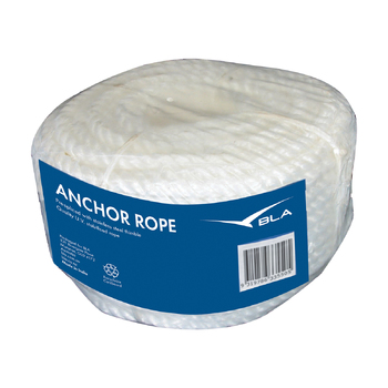 Silver Anchor Rope Coil 12mm x 30m Boat Marine