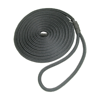 Braided Polyester Docking Line Rope Black 12mm 10m