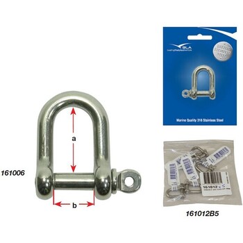 Shackle Dee G316 S/S 4Mm