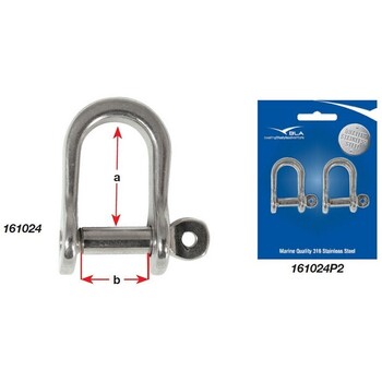 Shackle Dee Pressed G316 S/S 5Mm