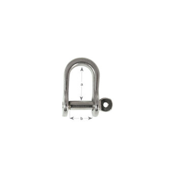 Shackle Dee Pressed G316 S/S 6Mm