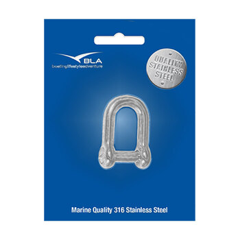 Shackle Dee Csk Pin G316 S/S 4mm - P