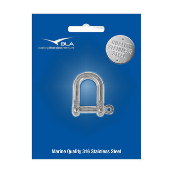 Shackle Dee G316 S/S Captive Pin 5Mm - P