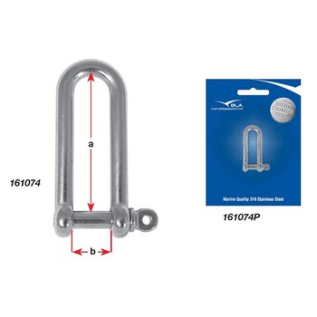 Shackle Dee Long G316 S/S 5Mm