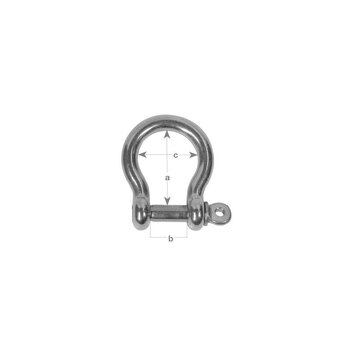 Shackle Bow G316 S/S 8Mm