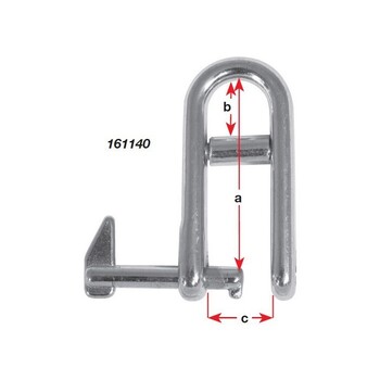 Shackle Halyard Captv Pin Qr 316 S/S 5Mm