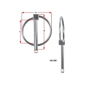 Pin Lynch G316 S/S 4.5Mm