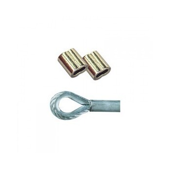 Swage Copper Nickel Plated 2Mm