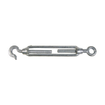 Turnbuckle Galv Open Hook/Eye M6