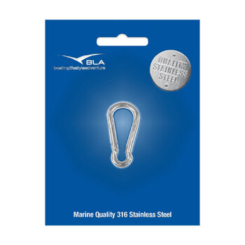 Snap Hook 316g Stainless Steel 50mm x 5mm 