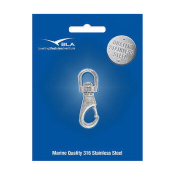 Swivel Eye Snap Hook G316 Stainless Steel 85mm