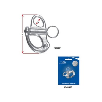 Snap Shackle Fixed Eye G316 S/S 32Mm