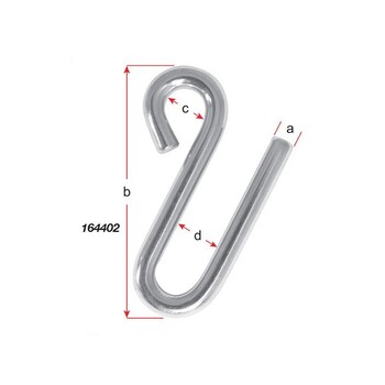 BLA Stainless Steel Eye Head Lag Screw 12mm X 100mm