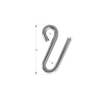 Hook S G304 S/S 77Mm X 8Mm