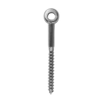 Eye Head Lag Screws 316g Stainless Steel 6mm x 60mm