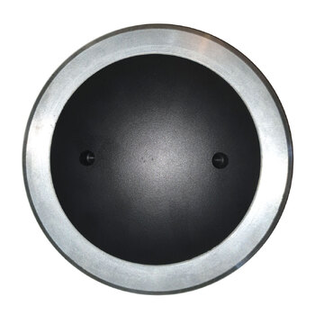 Weld in Alloy Deck Plate Black Lid 100mm