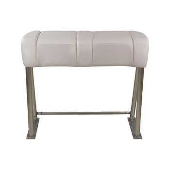 Leaning Boat Seat with Cushion White