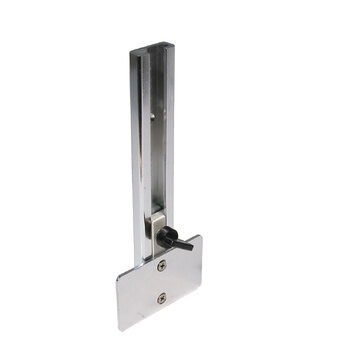 Sliding Transducer Bracket Flat Alloy 205mm x 84mm