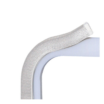 Edge Trim White Pvc 6.4mm x 76M