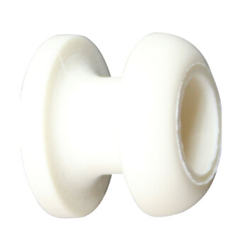 Button Shock Cord White Nylon T/S 6 & 8mm