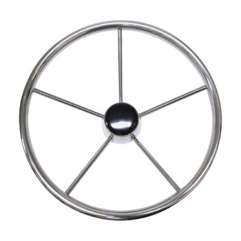 Marine Town Wheel S/S Five Spoke Dished 457Mm