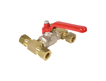 Dometic Synchronisation Valve Brass Tee 3/8 SAE