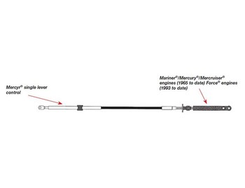 Dometic Cable Control Tfxtrm Merc/Ma Ccx179 10Ft