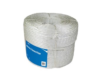 Rope Nylon 3 Strand Coil 8Mmx250M