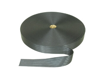 Polyester Webbing Black 50mm x 100m