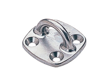 Lewmar Pad Eye Square Stainless Steel 70x70mm 1590kg Safe Working Load Boat Marine