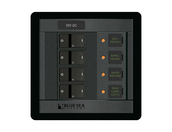 Blue Sea Systems PANEL 360 12VDC 4POS FR