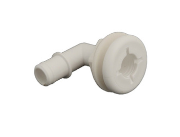 Qwik Lok Flanged Elbow 3/4"" White