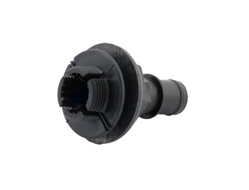 DRAIN FITTING LOW PROFILE EXT THREAD 3/4 Straight