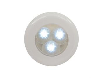 RWB Light -Led Rnd Wht 12-24V