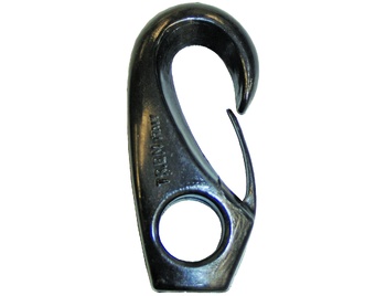 RWB Nylon Hook Blk 6mm (PAIR)