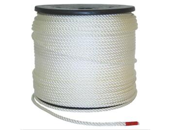 RWB 3 Strand Nylon Rope - 8mm x 100m Towing Mooring Boat Marine