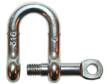 RWB Shackle Dee S/S 5mm