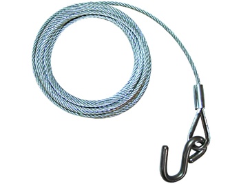 RWB Winch Wire & Hook 5mm x6M