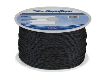 8 Plait Polyester 4mm X 100m Black