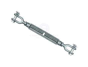 Turnbuckle Galvanised Grade 'P' Jaw & Jaw Open 12mm Rated 1.00T