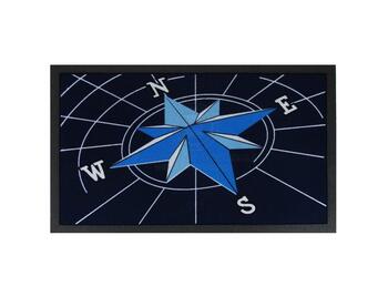 Doormat wind compass 40x68cm rectangle