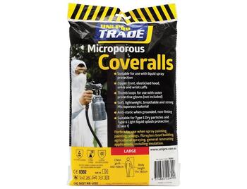 Coverall Microporous Large 20 Pack