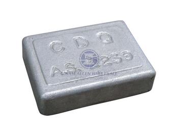 100 X 75 X 25 Anode