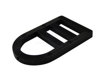 Canopy Buckle D Nylon Suit 25mm Webbing Black - Pack Of 10